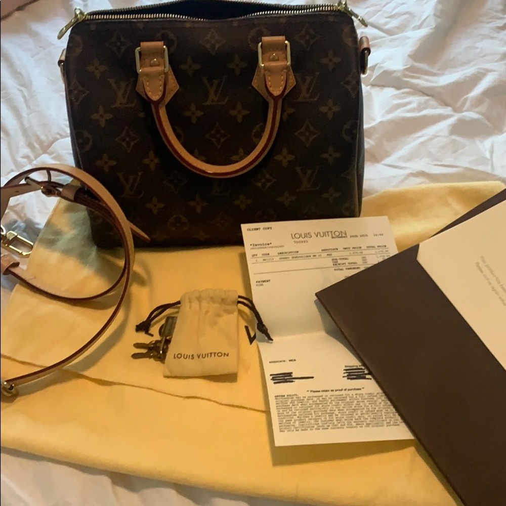 Louis Vuitton Speedy Bandouliere excellent cond.